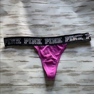 PINK Logo Thong